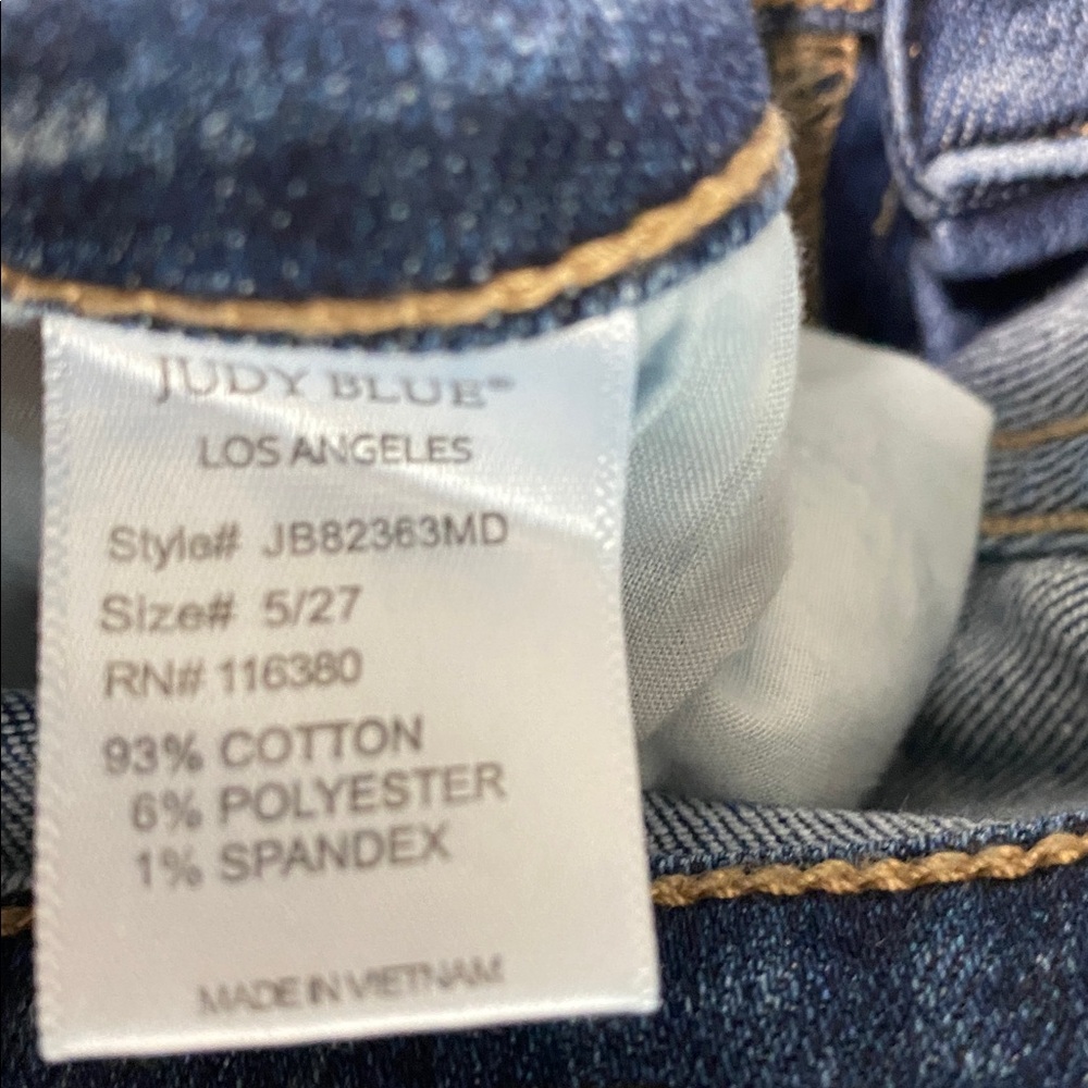 Judy Blue Beach Splash Distressed Boyfriend‎ Jeans - Picture 14 of 16